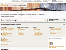 Tablet Screenshot of infoholz.at